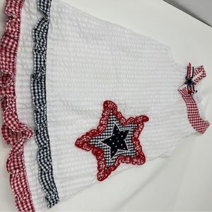 Sophie rose patriotic dress. Size 2T.
